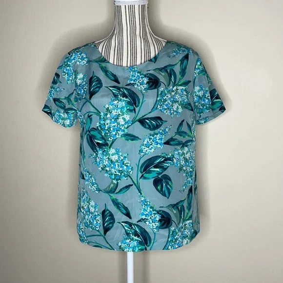 J. Crew blouse lightweight camp top blouse M - Picture 12 of 12